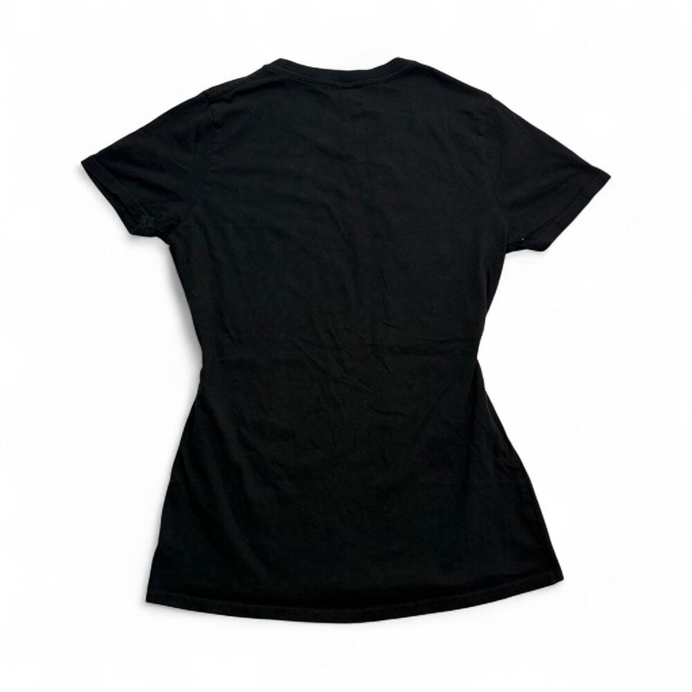 Y2K baby tee full length fitted Cabrona pro cute size small fitted short sleeve - Picture 6 of 7